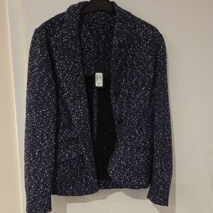 NEW WITH TAGS! Navy Boucle Rag & Bone Blazer